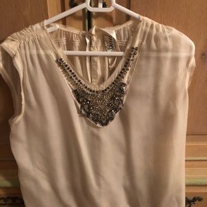 Blouse with embellishment